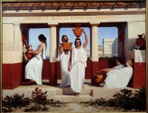 Donne greche alla fontana (1841) da Dominique Louis Papety