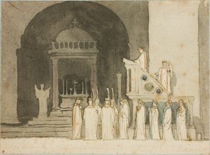 Altare dei cieli da Dominique Papety