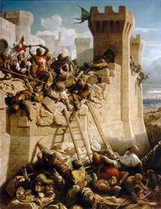 Guillaume de Clermont difende le mura durante l