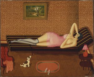 Siesta estiva Donna sdraiata, 1933