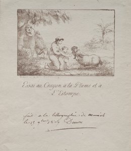 Sacra Famiglia nella Fuga in Egitto, 1809 da Dominique Vivant Denon