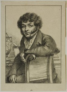 Ritratto di Brunet, stampatore