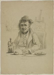 Ritratto di Lantara nel Ruolo di Joly, da Le Peintre au Cabaret da Dominique Vivant Denon