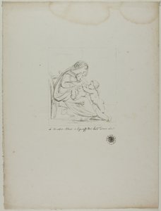 Vergine seduta da Dominique Vivant Denon