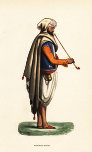 Mercante moresco con pipa di tabacco, Algeria da Doms Doms