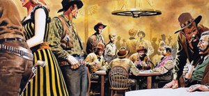 Wild West Saloon (guazzo su carta)