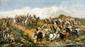 Indipendenza o morte!. Dipinto di Pedro Americo, Museo di Ypiranga (San Paolo). Rappresentazione allegorica dell