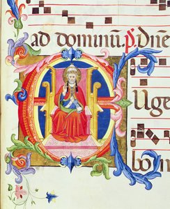 Ms 572 f.125r Iniziale Istoriata 