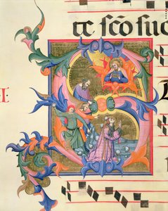 Ms 572 f.32v Iniziale istoriata 