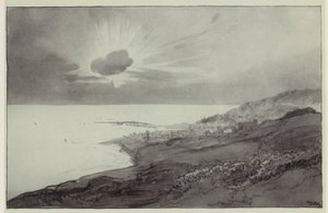 Lyme Regis dalle Colline di Charmouth da Donald (after) Maxwell