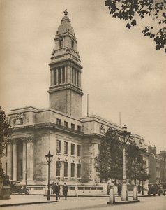 Municipio di Marylebone, uno degli edifici più eminenti di Londra, c1935
