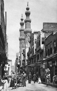 Moschea del Sultano al-Muayyad, Il Cairo, Egitto, c1922