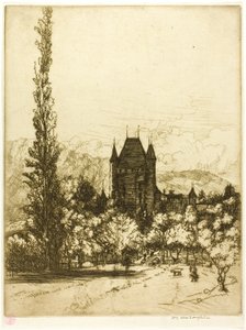 Un castello a Thun, Svizzera