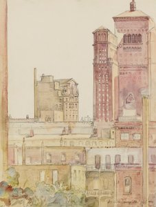 Chicago, tetti vicino ad Allerton House da Donald Shaw MacLaughlan