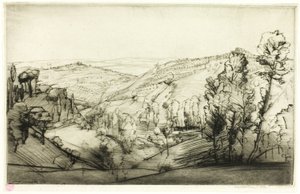 Campi di San Gimignano da Donald Shaw MacLaughlan