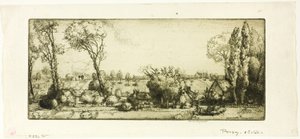 Paesaggio, Poigny da Donald Shaw MacLaughlan