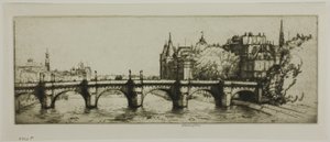 Le Pont Neuf, Parigi da Donald Shaw MacLaughlan