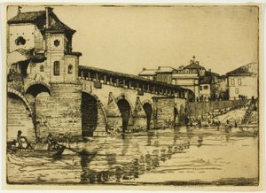 Ponte Ticino, Pavia da Donald Shaw MacLaughlan