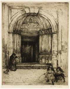 Portale di St. Germain-des-Prés da Donald Shaw MacLaughlan