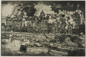 Quai des Grands Augustins, Parigi da Donald Shaw MacLaughlan