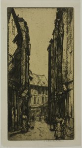 Rue des Halles, Vannes, Bretagna