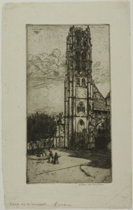 Tour St. Laurent, Rouen da Donald Shaw MacLaughlan