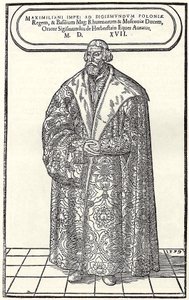 Ritratto del barone Sigmund von Herberstein, ambasciatore in Polonia e Russia, 1559