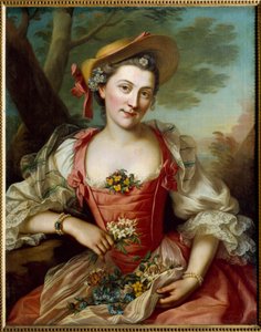 Ritratto di donna da Donat Nonotte