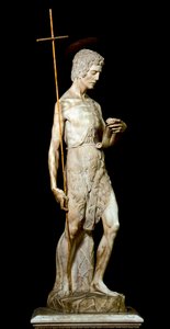 San Giovanni Battista Scultura in marmo di Donatello (Donato di Niccolò Bardi) da Donatello
