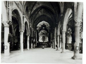 Interno della chiesa da Donato Bramante