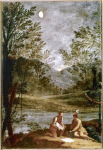 Osservazione astronomica. 1711. (olio su tela) da Donato Creti
