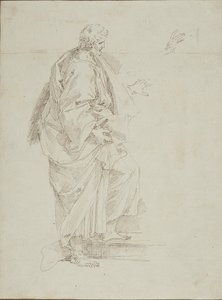 Figura maschile in piedi da Donato Creti