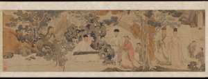 Raduno esaltato nei boschi verdi, c.1620 da Dong Qichang