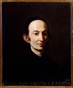 Ritratto di Giovenale Sacchi, musicologo italiano. XVIII secolo