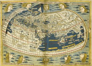 Mappa del mondo di Tolomeo da Donnus Nicolaus Germanus