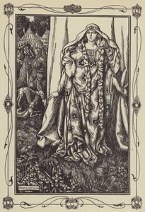 Alla porta di uno stava una dama da Dora Curtis