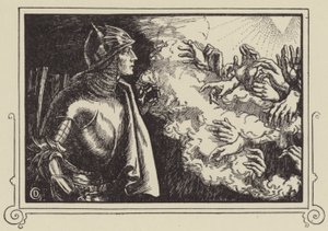 Come Sir Launcelot vide il Santo Graal da Dora Curtis
