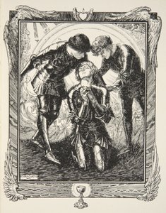 Poi andarono da Sir Galahad, illustrazione da 