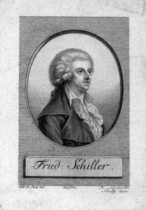 Ritratto di Friedrich von Schiller 1759-1805 da Dora Stock