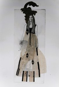 Figura astratta di moda