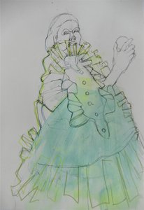 Elegante ritratto verde da Doris Schmitz