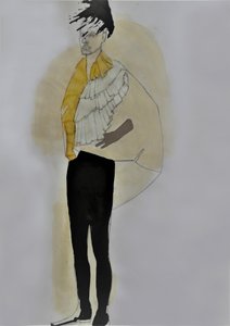 Illustrazione di moda contemporanea da Doris Schmitz