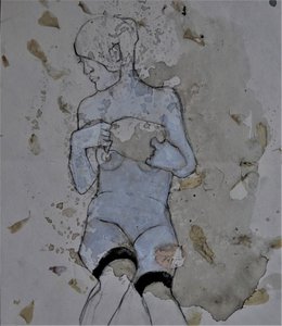 Figura nuda dai tratti delicati da Doris Schmitz