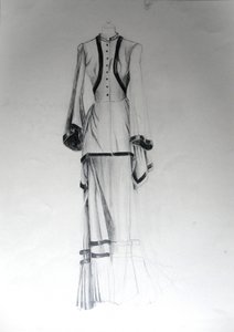 Schizzo di moda vintage da Doris Schmitz
