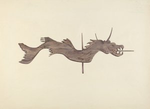 Segnavento a forma di drago da Dorothy Hay Jensen