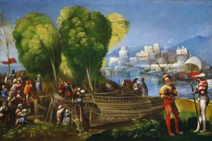 Enea e Acate sulle coste libiche da Dosso Dossi