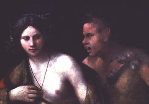 Ninfa e satiro da Dosso Dossi