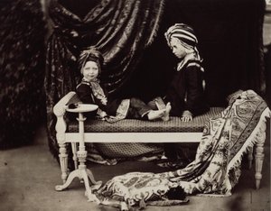 Il Principe Arturo e il Principe Alfredo in Costume di Principi Sikh, Osborne da Dr Ernst Becker