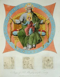 Immagini di Dio Onnipotente e della Trinità dalla Cattedrale dell