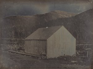 Vista di un fienile nel New Hampshire da Dr. Samuel A. Bemis